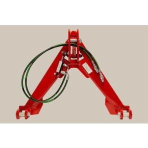 Triangel traktordel kat. III, ekstra forsterket med hydraulisk låsing