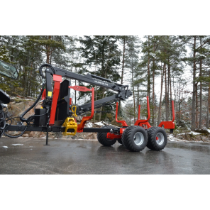 IGLAND 580 t&oslash;mmerhenger med kran