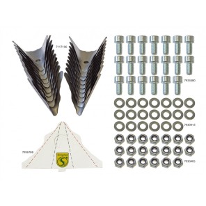 Knivsett standard m/skruer Serigstad Flexifeed