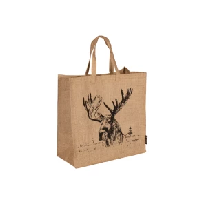 Bærebag i jute Elg